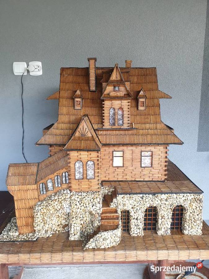 Duży domek z zapałek podkarpackie Olszanica