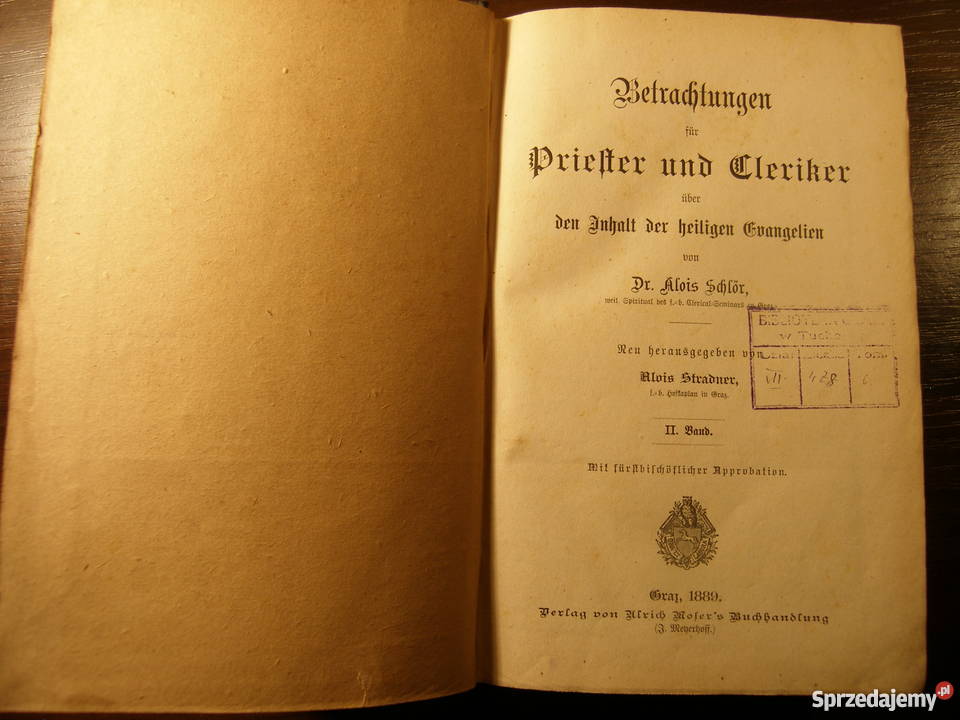 Betrachtungen fr Priester und Cleriker II dr A dla dorosłych Książki i Podręczniki podkarpackie Krosno