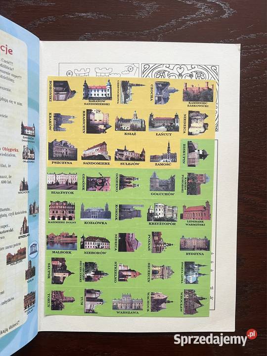 W krainie Orła Białego książeczka z naklejkami śląskie Częstochowa