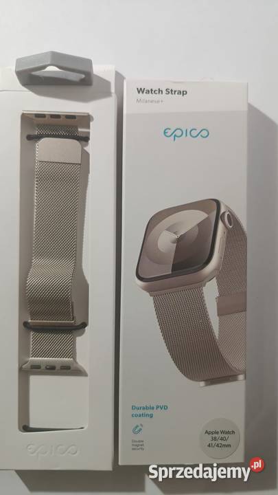 Pasek Apple Watch Epico Watch Strap Milanese Baterie i akumulatory Katowice sprzedam