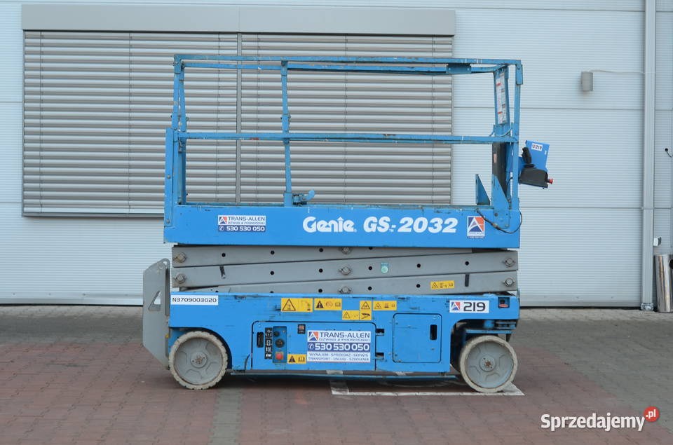 Podnośnik nożycowy GENIE GS 2032 219 Jasło sprzedam