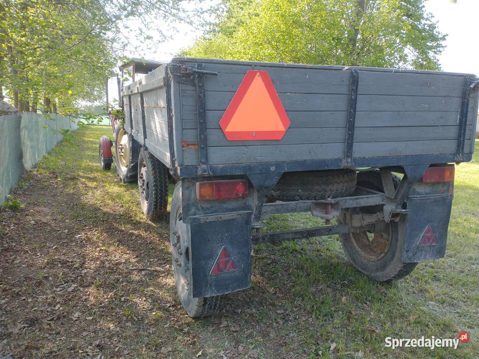 Przyczepa rolnicza 3t d36 z 1964 roku Nowy Folwark