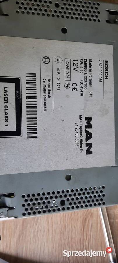 Radio CD Nawigacja MAN TGX TGA świętokrzyskie Staszów
