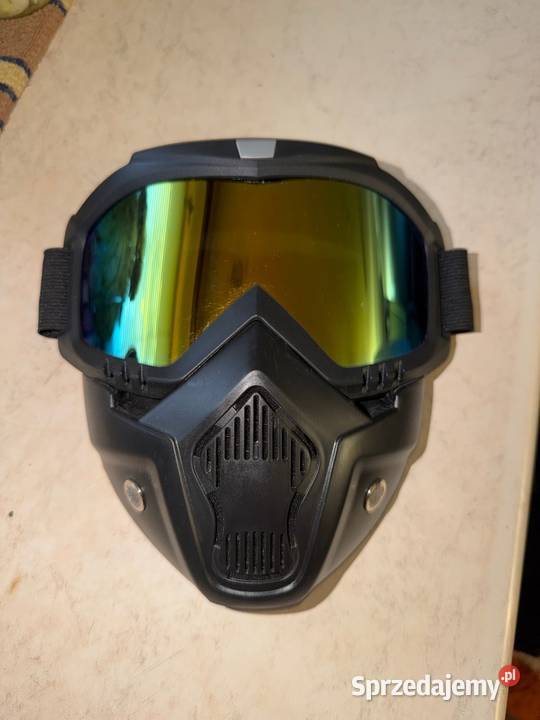 Gogle i maska motocyklowa Enduro Cross paintball Krosno