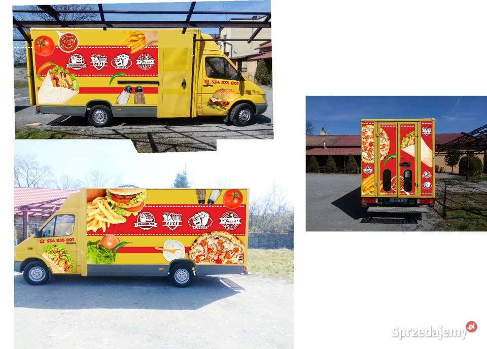 Lokal gastronomia food truck kebab pizza Nagłowice