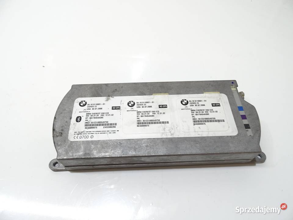 MODUŁ STEROWNIK BLUETOOTH BMW E60 E61 OE 9116801 lubelskie
