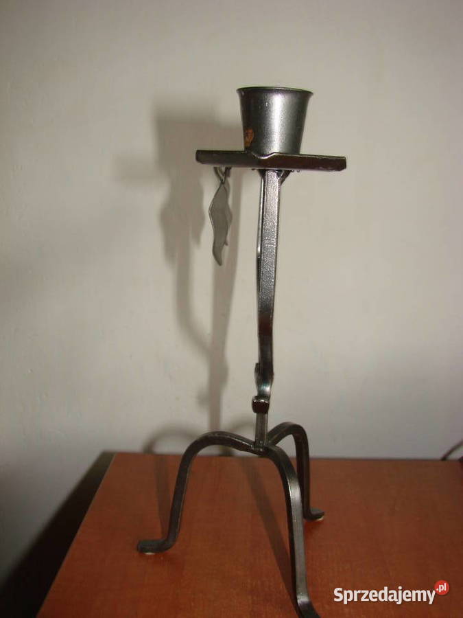 stalowy świecznik Pruszcz Gdański