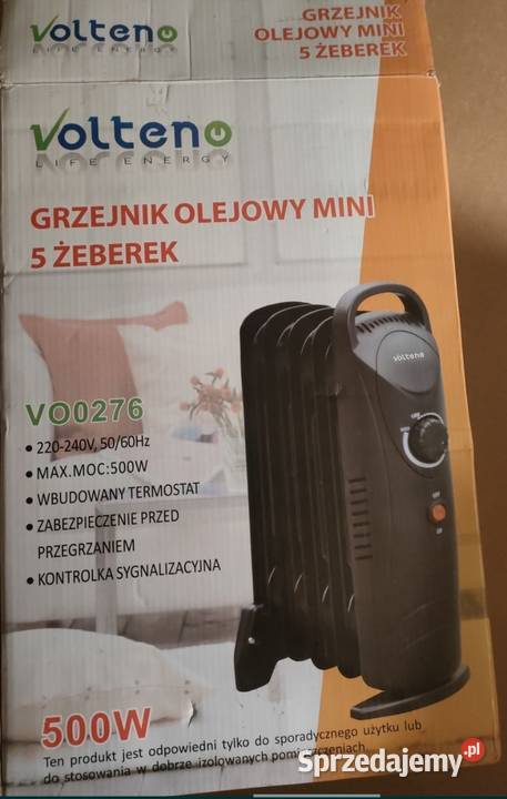 Volteno grzejnik olejowy 500 W z termostatem i Kalisz