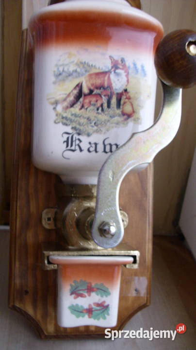 Młynek do kawy z lisami wiszący Pozostałe zachodniopomorskie Świnoujście