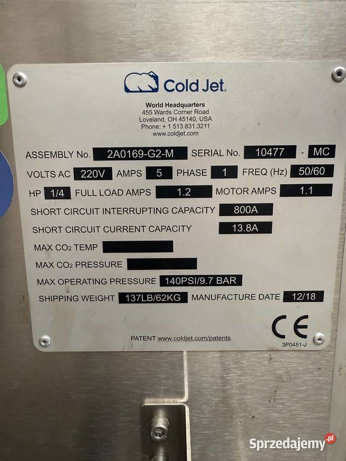 Cold Jet i3 MicroClean Sosnowiec