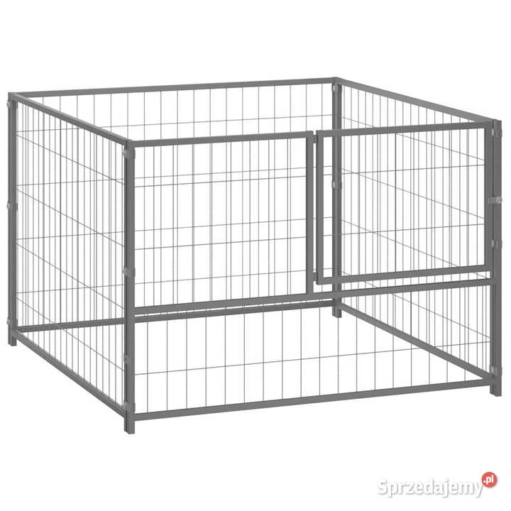 vidaXL Kojec psa srebrny 100x100x70 Warszawa