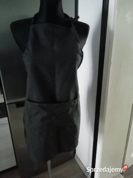 Fartuch kuchenny gastronomiczny czarny granat Koło