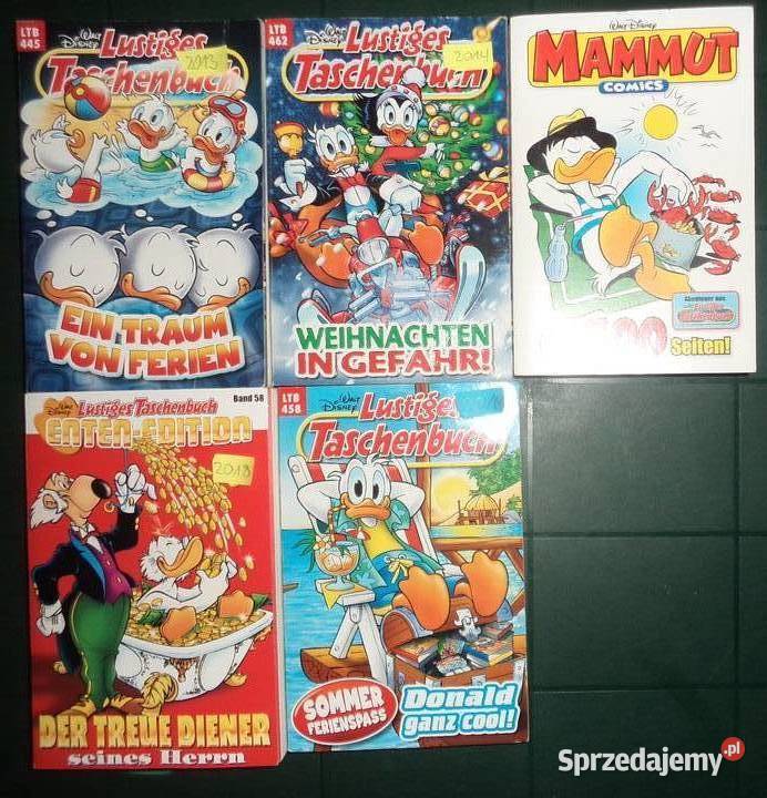 5x comics Donald Duck Lustiges Taschenbuch 2013 miękka podkarpackie Rzeszów sprzedam