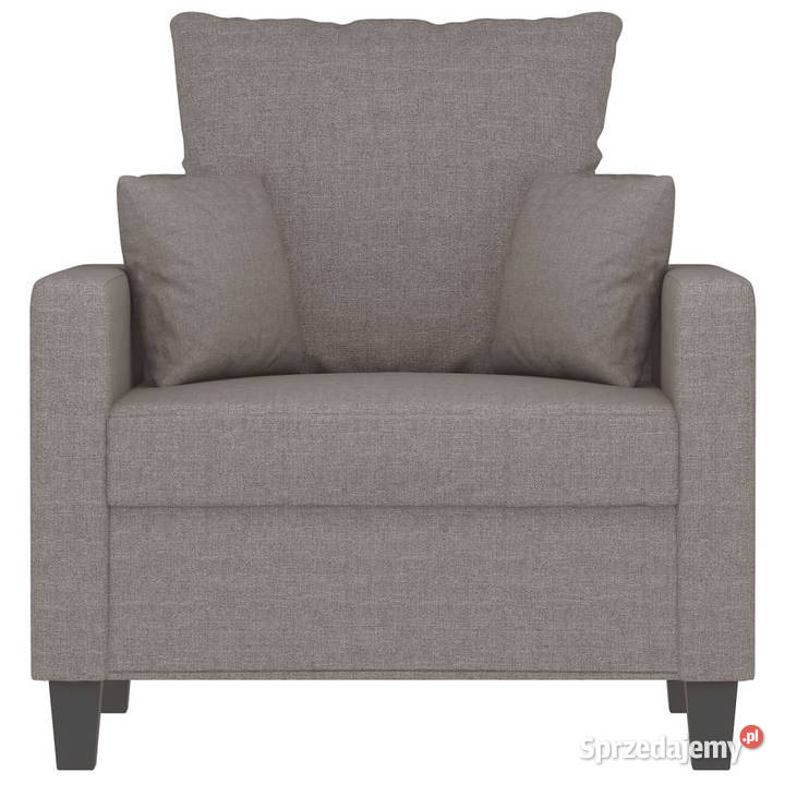 Fotel taupe 60 obity tkaniną WM359258 Warszawa sprzedam
