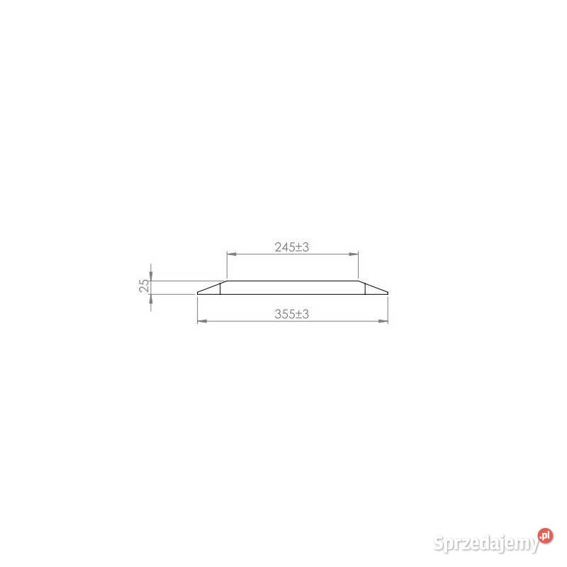Dłuto grządzieli Ripper 360x102x25mm CP6068S Kamionna