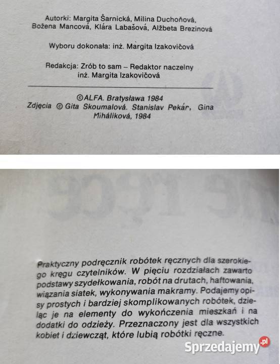 Zręczne ręce Szydełkowanie roboty na drutach Pozostałe świętokrzyskie Kielce