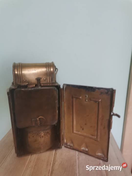 Stara lampa kolejowa na karbid z lat 30 tych małopolskie Kraków sprzedam