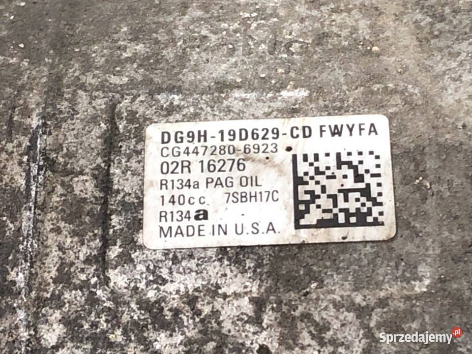 SPRĘŻARKA KLIMATYZACJI FORD MONDEO MK5 sprzedam