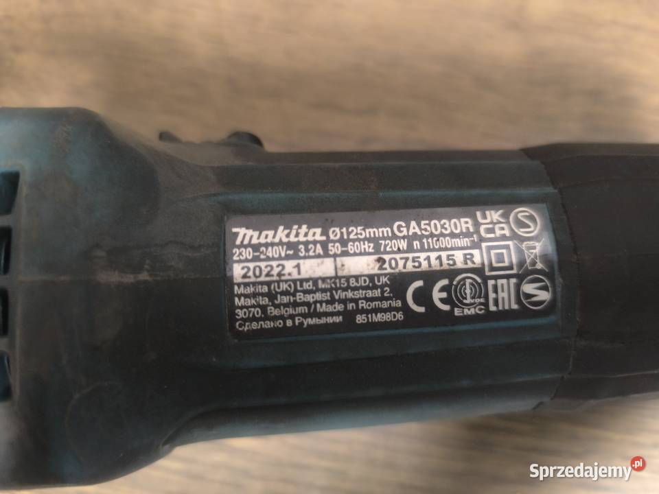 Szlifierka Makita GA5030R LOMBARDi Szlifierki kątowe Rzeszów