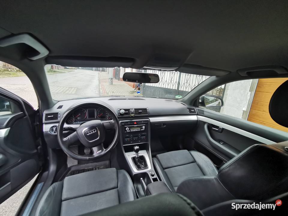 Audi A4 B7 18T LPG 163 SLINE CZARNA PERŁA podlaskie Kolno