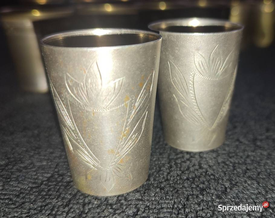 Srebro kieliszki i kubki kiduszowe Warszawa sprzedam