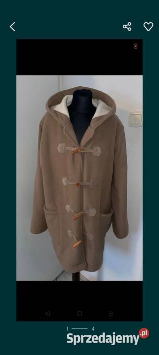 Długa buza płaszczyk z kapturem wielkopolskie Poznań