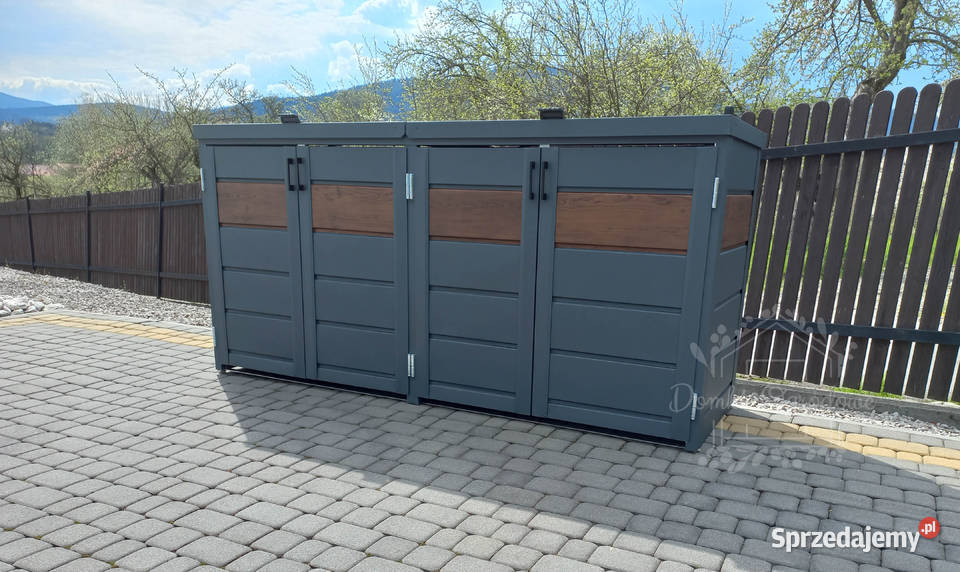 Zabudowa koszy na śmieci 275x80x120 4x240L Słupsk sprzedam