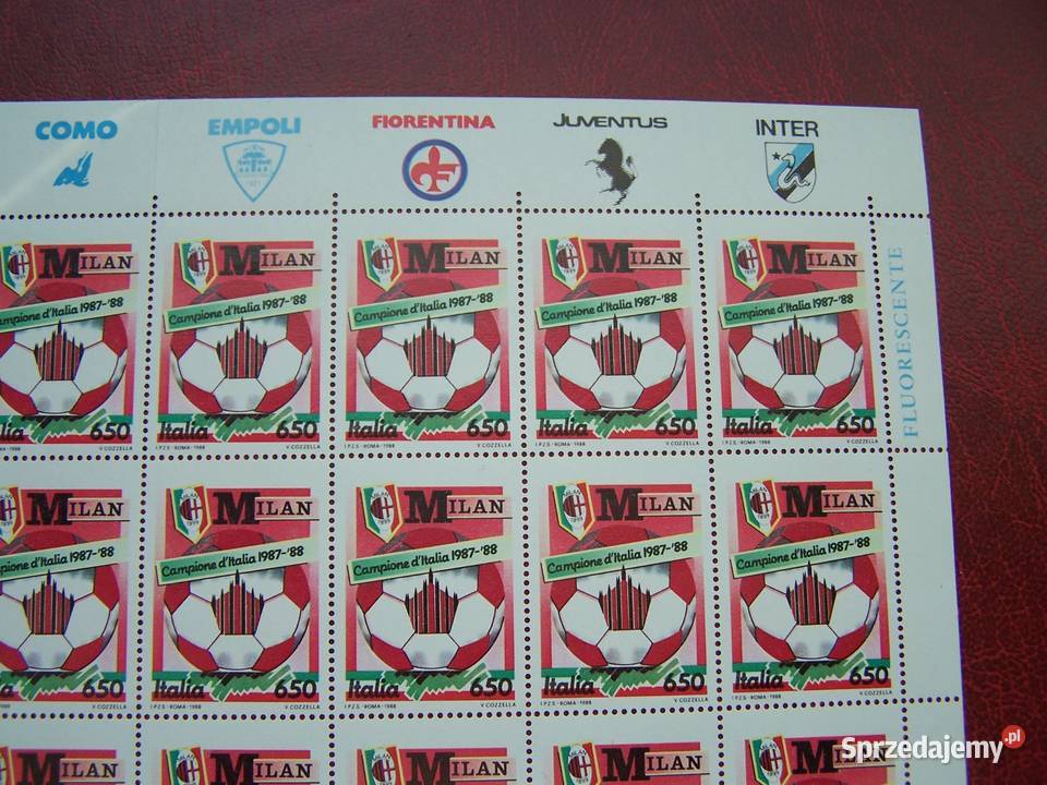 Włochy 1988 MNH Mi 2051 Sport Piłka nożna MILAN