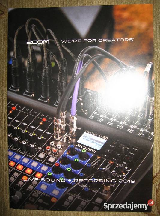 ZOOM rejestratory dwa katalogi