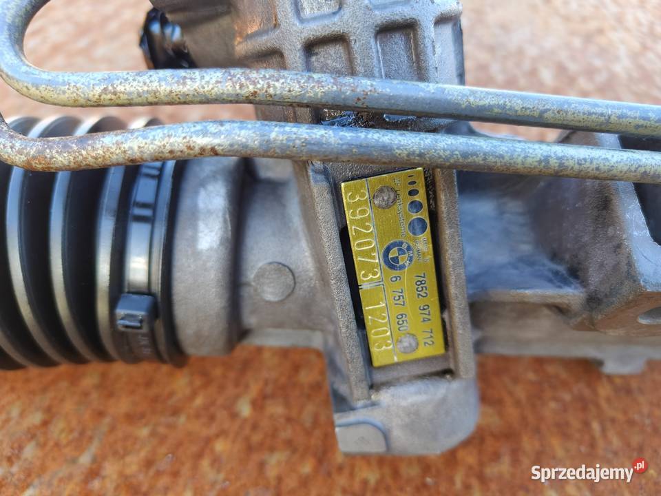 Bmw e46 maglownica żółta tabliczka Europa bez Aleksandrów Łódzki