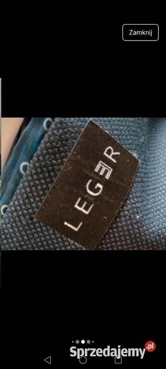 Marynarka Wełniana granatowa o kroju męskim zielony Krosno sprzedam