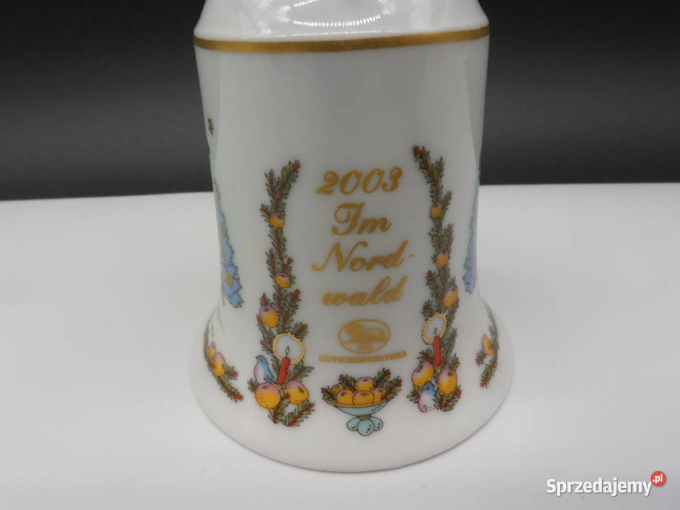 Dzwonek świąteczny porcelana HUTSCHENREUTHER Porcelana i szkło Raszków