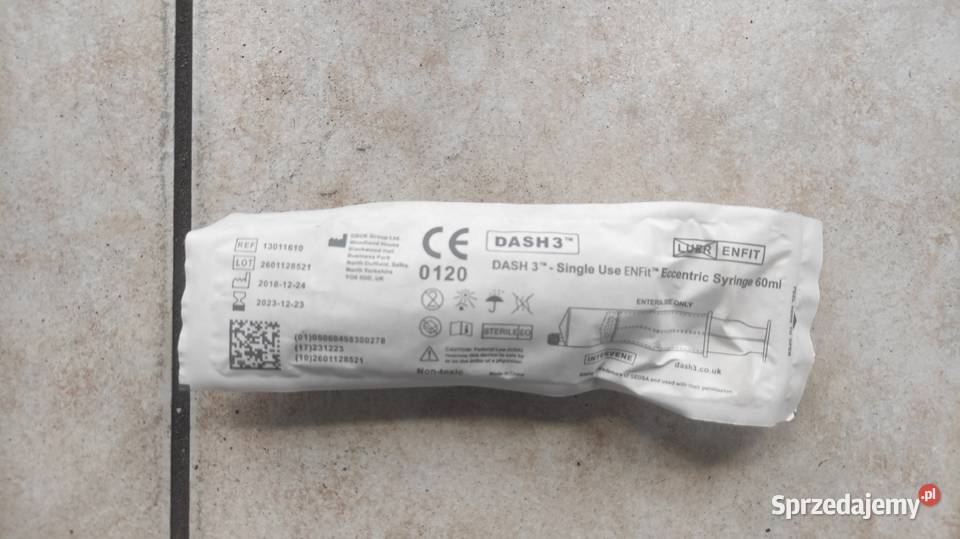 Strzykawka 60ml dash 3 single kujawsko-pomorskie Koronowo