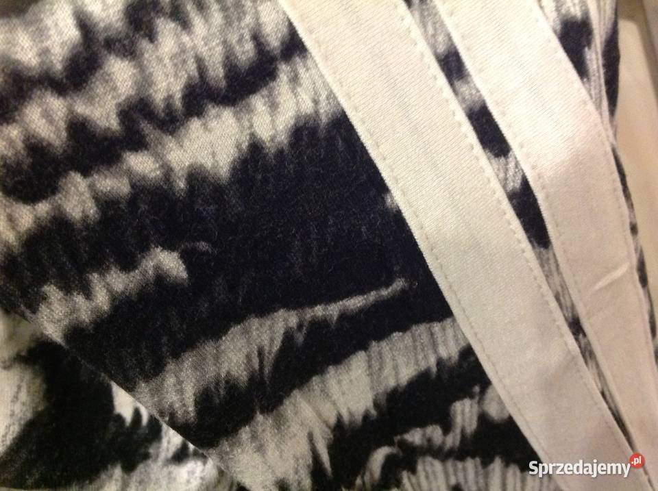 Golf Dzianinowy Damski SIMPLE M Zebra j Nowy Odzież damska Nowa Sól