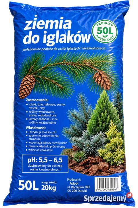 Ziemia do iglaków 50l.