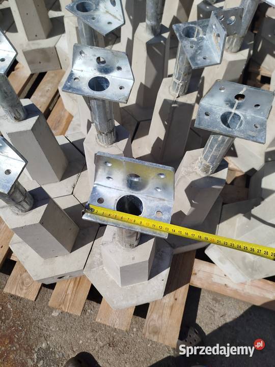 Fundament wkopywany 26 tarasu pergoli wiaty Boguszyn