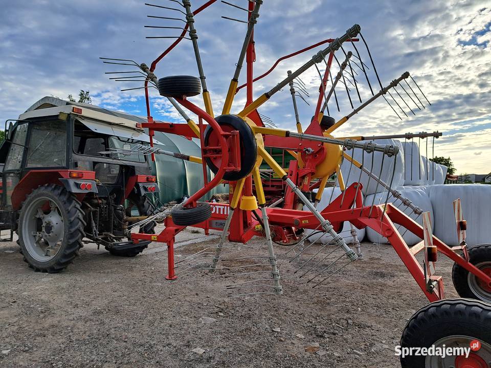 Zgrabiarka dwukaruzelowa pottinger eurotop 621A nieuszkodzony Świdnica