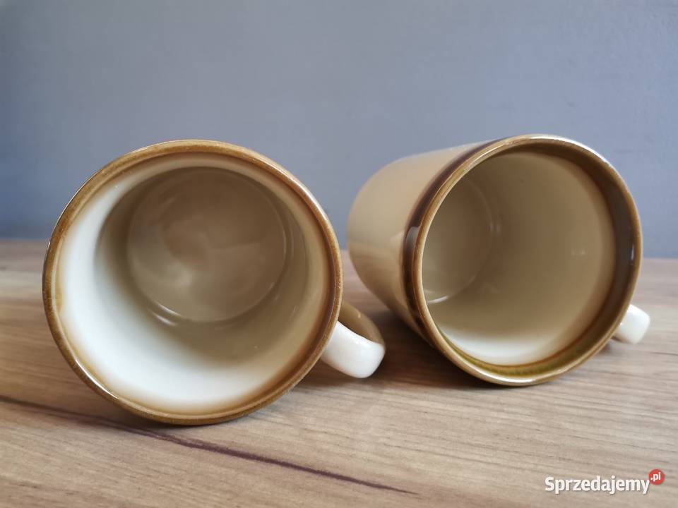 Stare unikatowe nieużywane 2 kubki porcelit śląskie Siemianowice Śląskie