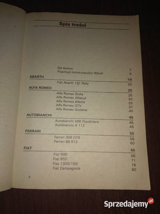 Pojazdy włoskie Z Podbielski 1944 motoryzacja, transport podkarpackie Stalowa Wola