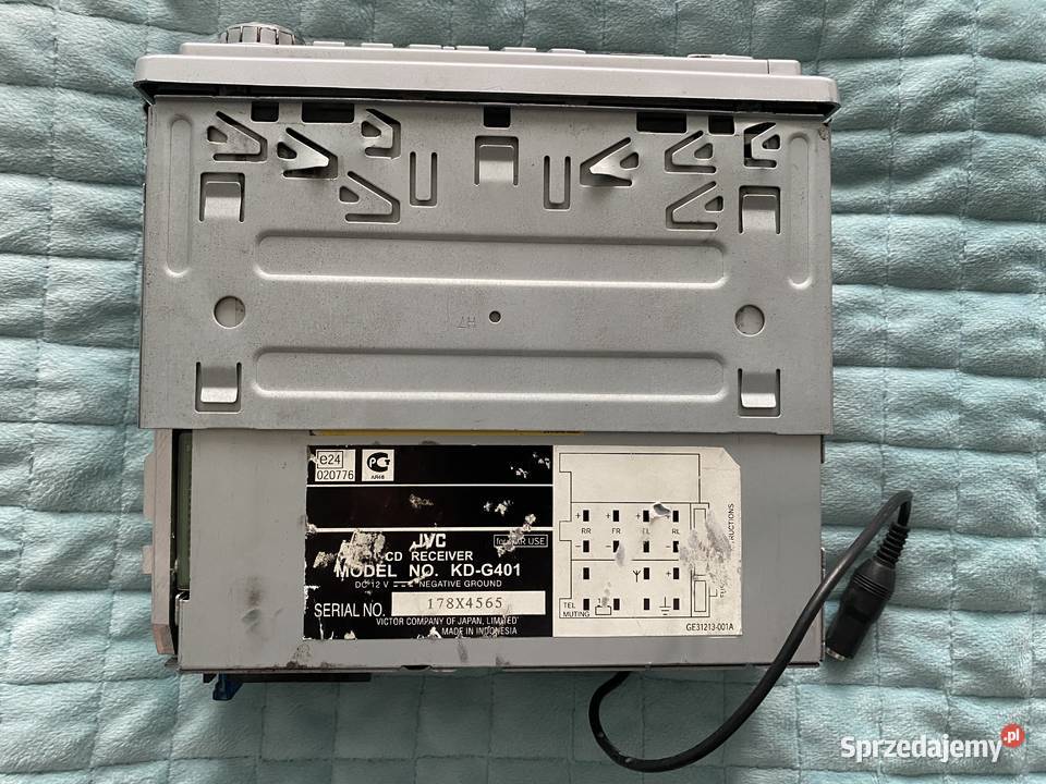 Radioodtwarzacz CD MP3 JVC KDG401 zdejmowany panel Sosnowiec