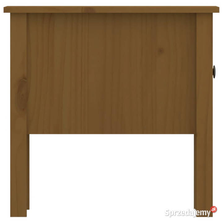 Stolik boczny miodowy brąz 50x50x49 lite drewno Warszawa