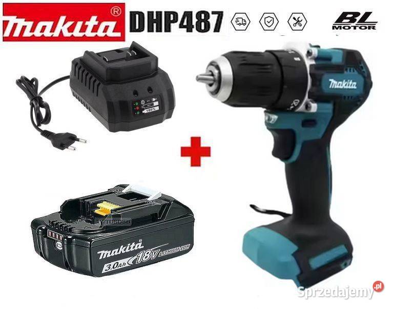 Wiertarkowkrętarka udarowa Makita DHP487 z