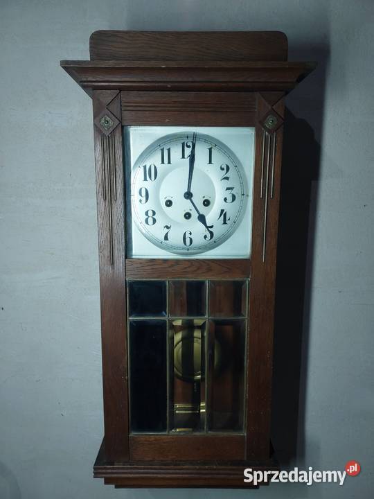 104 Stary zegar ścienny kwadransowy sprawny sprzedam