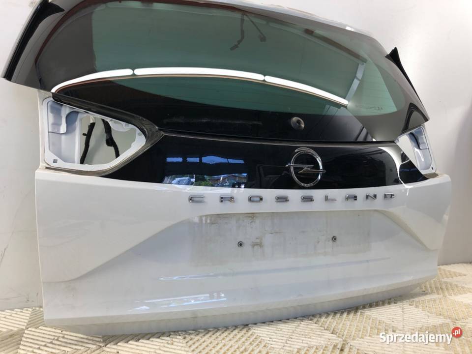 KLAPA TYŁ OPEL CROSSLAND Crossover Biały