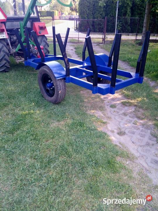 Przyczepka na dwa mazuzery i na drzewo do lasu 3 Pustków