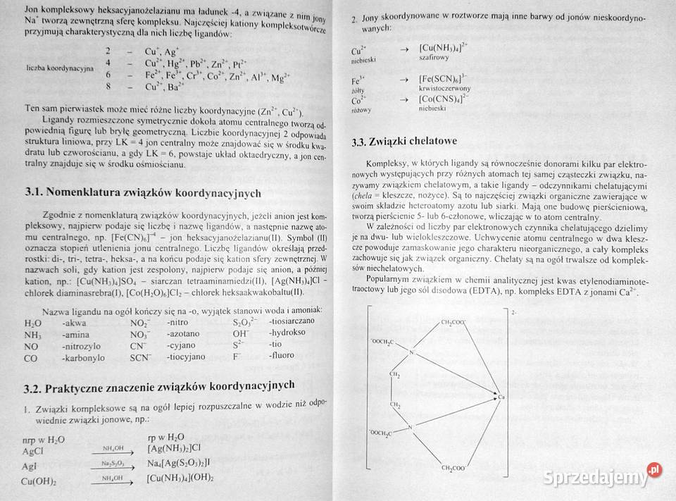 Przewodnik do ćwiczeń z chemii Maria MikosBielak Chełm sprzedam