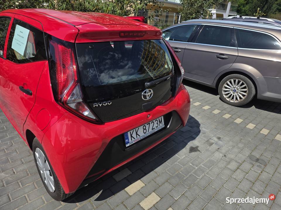 Toyota Aygo 2018 przebieg 10kkm małopolskie Kraków sprzedam