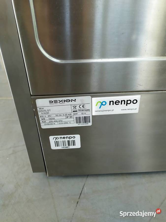 Dexion D505LST zmywarka wyparzarka