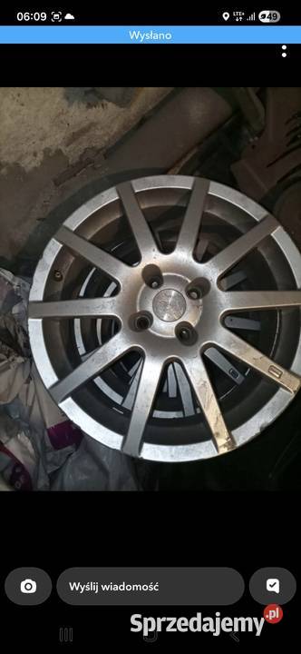 Alufelgi 4x108 Audi 80Peugeot itp Samochodowe kujawsko-pomorskie Janikowo