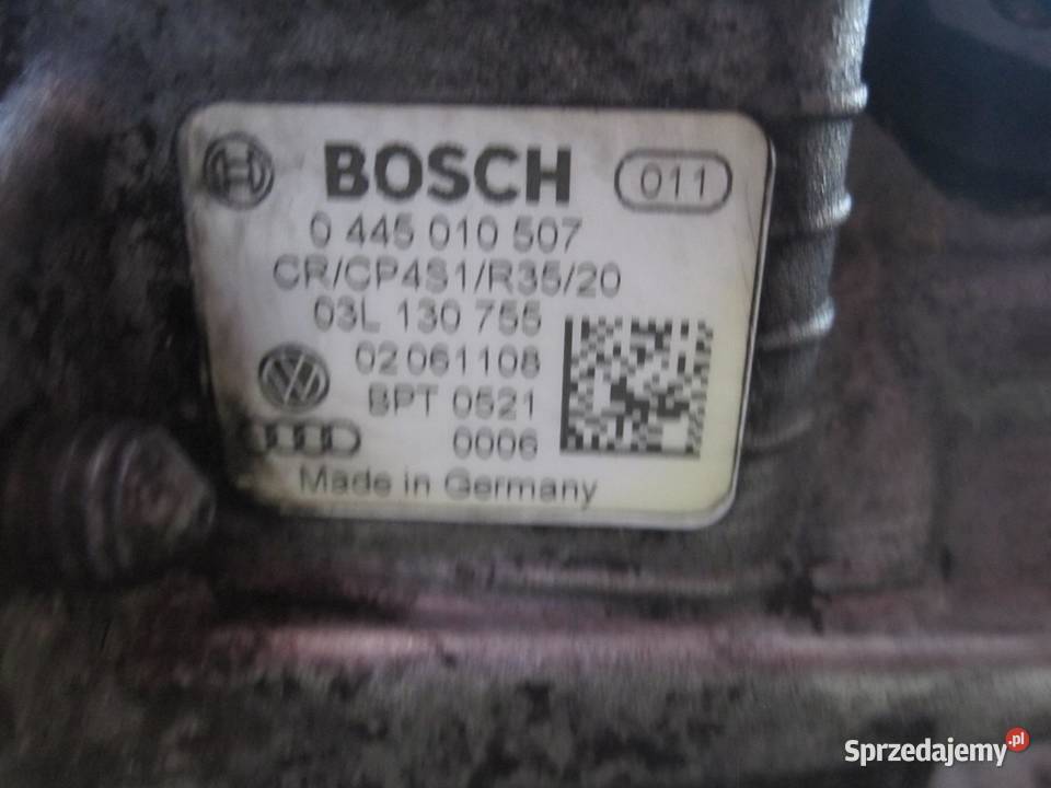 AUDI VW SEAT SKODA 20 TDI CBB 140 Silnik z pompą Pompy wtryskowe